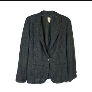 Lauren Conrad lace floral blazer